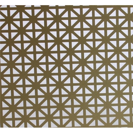 M-D Building Products Decorative Metal Sheet, 36 in W, 24 in L, Union Jack Tread, Aluminum, Albras 57141