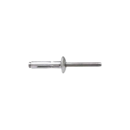 Auveco Klamp Tite Rivet 1/4in Diameter 3/16in-3/8in Range, 25PK 13770