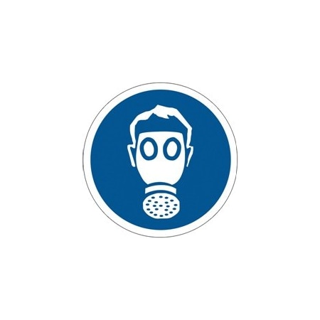 Bubblefast 2'' Circle - Wear Respiratory Protection Durable Safety Label BFDSL511