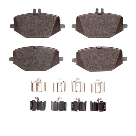 Dynamic Friction Co DFC HybriDynamic Brake Pads Hrdwr Kit 4000-2210-01