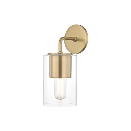 Mitzi Lula 1 Light Wall Sconce 5.25 In. Aged Brass H135101-AGB