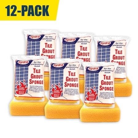 Hydra Grout Sponge, Small 6in x 4in x 2in - 12PK TGS2-12