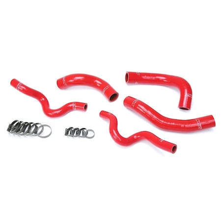 Hps Performance High Temp Reinforced Silicone Radiator Coolant Hose Kit, Red, 57-1630-RED