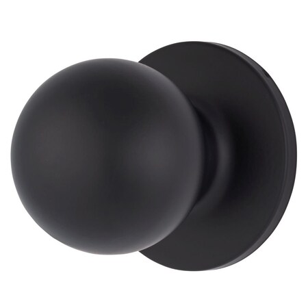 Brinks Raleigh Series Passage Transitional Ball Knob Round Rose Matte Black Finish E2425-122