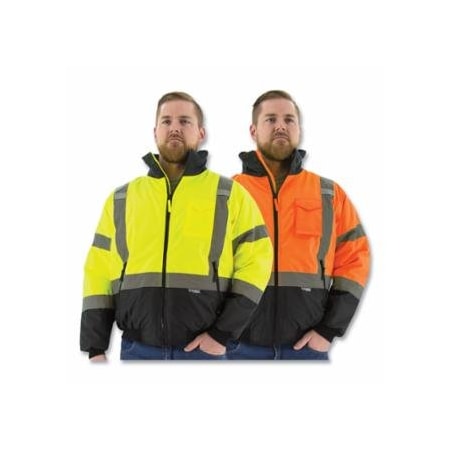 Majestic High Visibility Waterproof Bomber Jacket, with Quilted Liner,  472-75-1313/X2