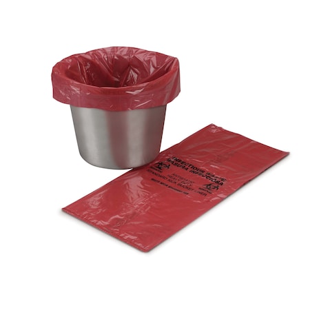 Medegen Medical Products Anti-Static Bag, 12x8x24", Red, PK500 50-02