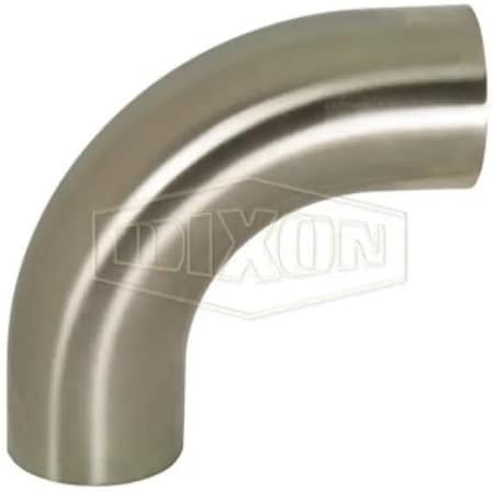 Dixon Weld Elbow, Series: B2S, Fitting/Connector Type: 90 deg Elbow, 1/2 in Nominal Size, 0.065 in Thickne B2S-R50P
