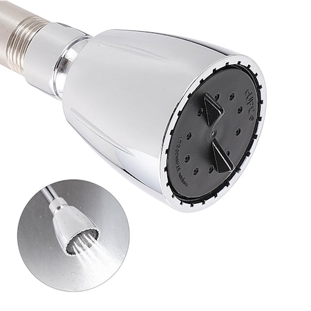 Supply Giant High Pressure Single Function Showerhead w/ Brass Ball, 1.8 GPM, 2.5in Face Dia. 74-32820