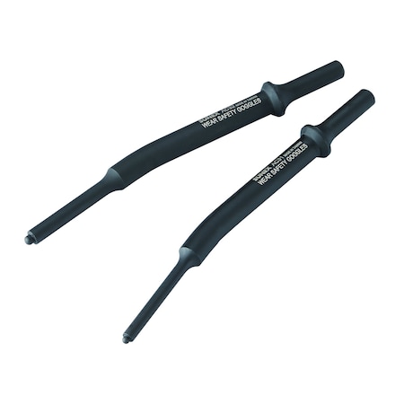 Sunex Air Hammer Chisel Hinge Pin Driver 2 Piece Set In Portable Tool Roll ACS2