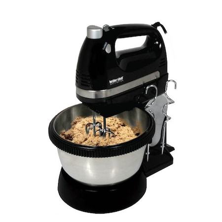 Better Chef 350-Watt Stand/Hand Mixer in Black IM826B