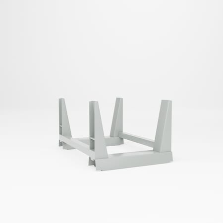 Pucel Rack-U-Frame, Twin, 36 in W x 25 in D x 17.5 in H, Gray RUF-263