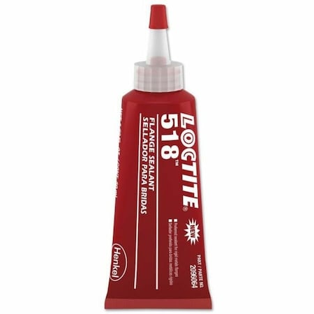 Loctite Anaerobic Gasket Sealant, 50 mL, Red, Temp Range -65 to 300 Degrees F 2096064
