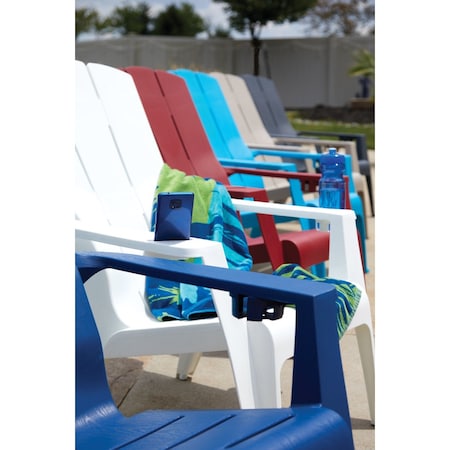 Gracious Living Crimson Red Deluxe Contour Adirondack Chair 11807-20