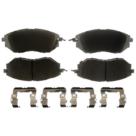 Acdelco PAD KIT FRT DISC BRK, Disc Brake Pad Set, 14D1078CHF1