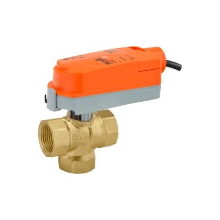 Belimo ZoneTight 0.75in 3 Way 5.9 Cv w/ Z3075Q-J+CQB24-3