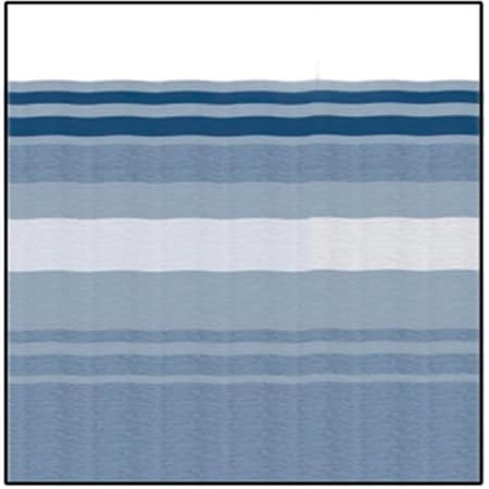 Whole-In-One 16-2 ft. Colorado-1 PC Ocean Blue Dune Stripe-White WH1808901