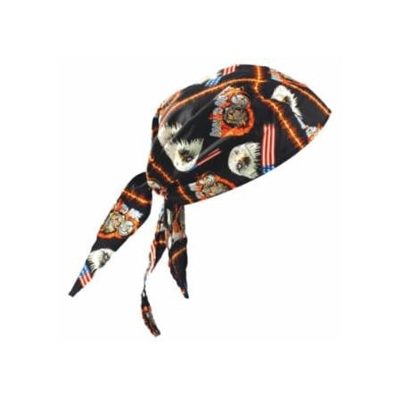 Occunomix Tuff Nougies Deluxe TieHat, One Size, Motorcycle 561-TN6-MOT
