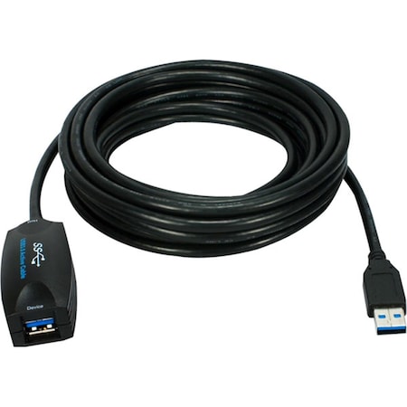 Qvs 16 ft. USB 3.0 Active Extension Cable USB3-RPTR