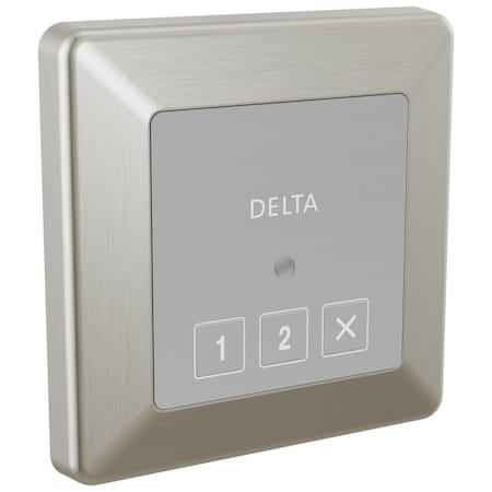 Delta Universal Showering Components Square Exterior Steam Control In Lumicoat Stainless 5CN-220T-SS-PR