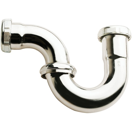 Keeney Mfg 1-1/4'' x 1-1/4'' Satin Nickel Sink Trap 300RSN