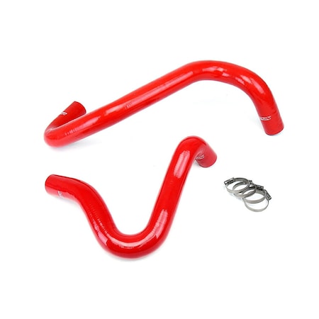 Hps Performance High Temp Reinforced Silicone Radiator Coolant Hose Kit, Red,  57-1329-RED