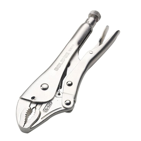 Eclipse Tools Curved Jaw Locking Pliers with Wire Cutters - 10-in E10WR