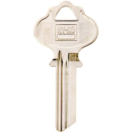 Hy-Ko Products Hy-Ko Key Blank, Brass, Nickel, For: ILCO Vehicle Locks 11010IN2