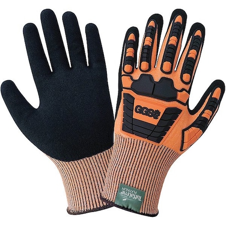 Globus Knit Gloves, Black, Unisex, PR CIA388XFT-12(3XL)