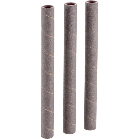 Woodstock 1/2" Dia. x 6" A/O Hard Sanding Sleeve, 100 Grit, 3PK D1422