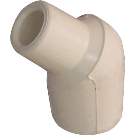 Nibco Street Pipe Elbow, 34 in, 45 deg Angle, CPVC, 40 Schedule T00095D