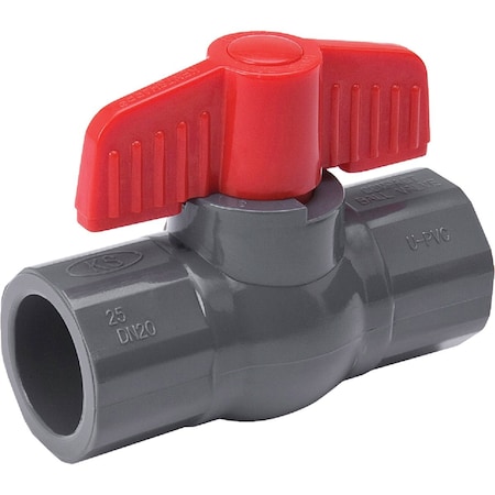 Proline Series ProLine 1'' Solvent x 1'' Solvent PVC Ball Valve 107-605