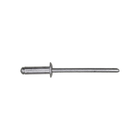 Auveco Pan-L-Rivets Dome 1/4in Diameter 1/8in Grip 3/16in-1/4in, 1000PK 8913
