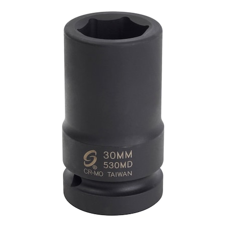 Sunex 1 in Drive 30Mm Deep Impact Socket 530MD
