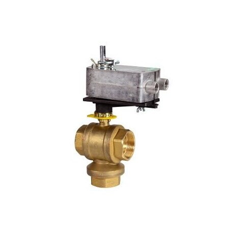 Schneider Electric VB: 2 in. 3W. Ball. NPT. BR. 56.7 cv. No Steam. No Disc. 40 PSI. Act (MA40-7043): Elec. 2Pos. SR. N VA-2313-536-9-63