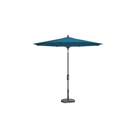 Treasure Garden 9 ft Patio Umbella, aluminum, fiberglass ribs, outdoor, Peacock UM840-09 7943 Peacock