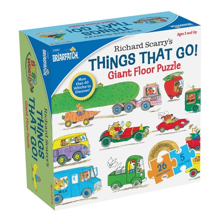 University Games Richard Scarry Things That Go Floor Puzzle 33881