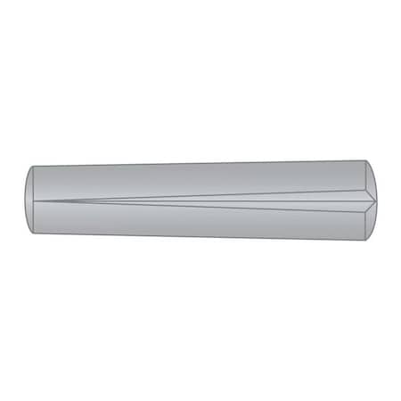 Huyett Type A Grooved Pin, 300 Stainless Steel, 0.125 in Dia x 0.123 in Small End Dia x 1.250 in Length GPS-0125-1250-A