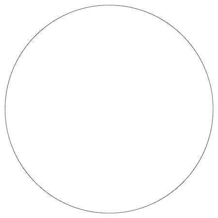 Sign Solutions Usa HIP Dbl .125 12'' Circle Sheeted Blank, WHITE US12HWT12CIRDBLBLANK