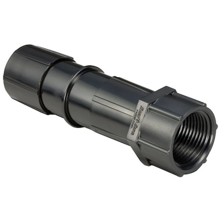 Rain Bird Drip Irrigation Adapter, 34 in x 12 in and 58 in Connection, FPT x Tube, Polyethylene, Black EFP075FSX