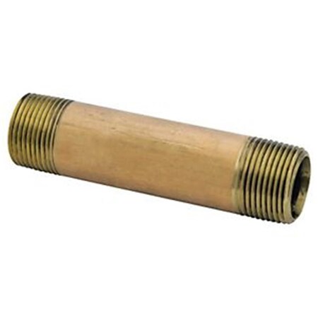 Gizmo 38300-1660 1 x 6 Pipe Nipple Brass GI435453