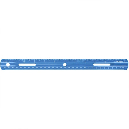 Westcott Plastic Ruler, Standard/Metric, 12 in (30 Cm) Long, Asst Colors, 36PK 17722