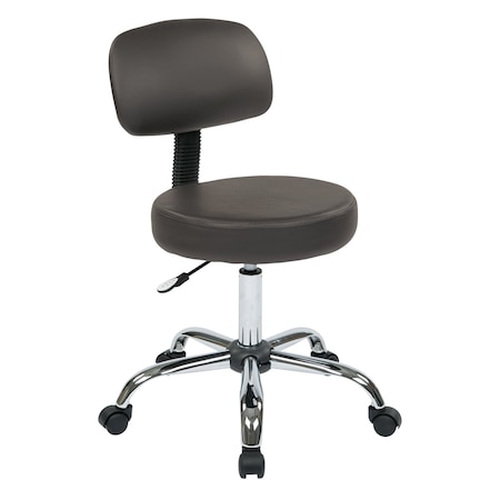 Office Star Products Drafting Pneumatic Drafting Chair, Dillon Graphite ST235V-R111