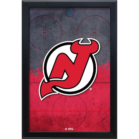 Holland Bar Stool Co New Jersey Devils 15.75 in. x 23.5 in. LED Snap Frame Lightbox by Company LBSnap