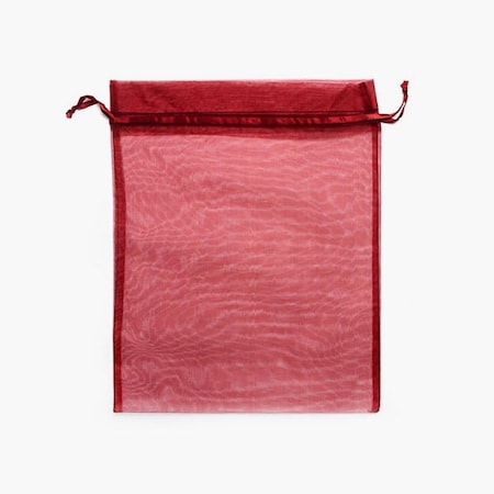 Nashville Wraps Merlot Sheer Organza Bags, 12x14, 10PK B814276