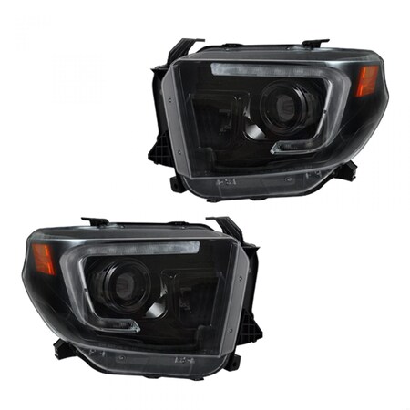 Recon 14-C TUNDRA PROJECTOR HEADLIGHTS W/ULTRA HIGH POWER SMOOTH OLED HALOS/ 264294BKC