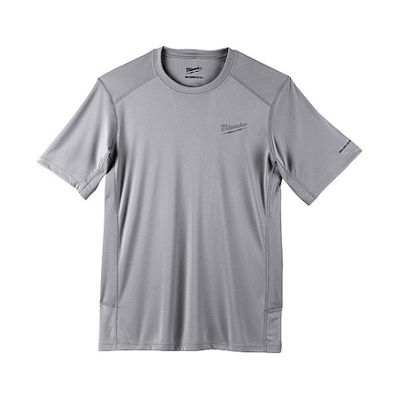 Milwaukee Tool Work Shirt, 2XL, Gray, Men's 414G-2X