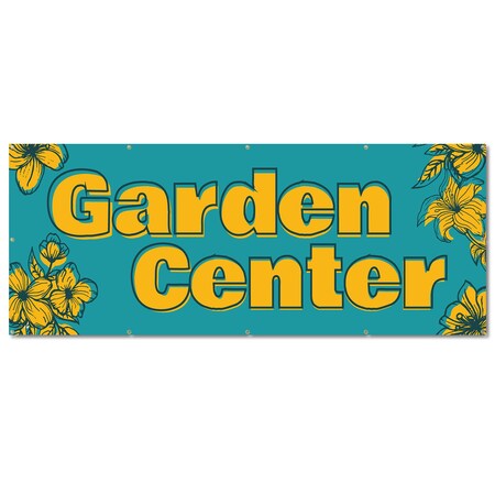 Signmission Garden Center, 48 Inch, Banner B-120-30380