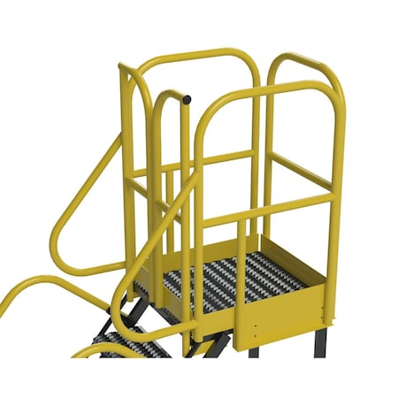 Ballymore 102 in H Steel Rolling Ladder, 6 Steps PL063228G