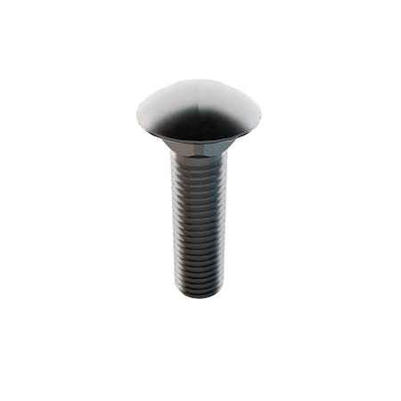 Zoro Select Carriage Bolt, Square Neck, 5/8"-11, 2 1/2 in L, Stainless Steel, 18-8, Not Applicable, 25 PK 31-CB-62C-250