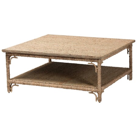 Bali & Pari Ganit Handwoven Seagrass Coffee Table 261-14258-ZORO